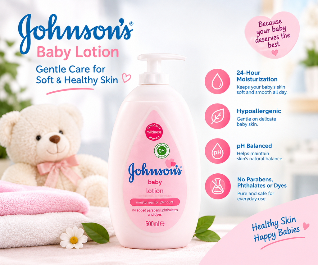 Johnson's Baby Lotion skincare product